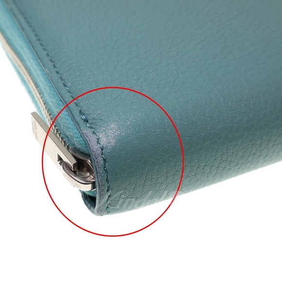 CELINE Large Zip Multi-Function Long Wallet Blue - Picture 7 of 11